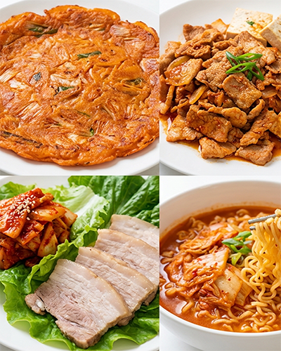 korejske kimči palačinke in bulgogi